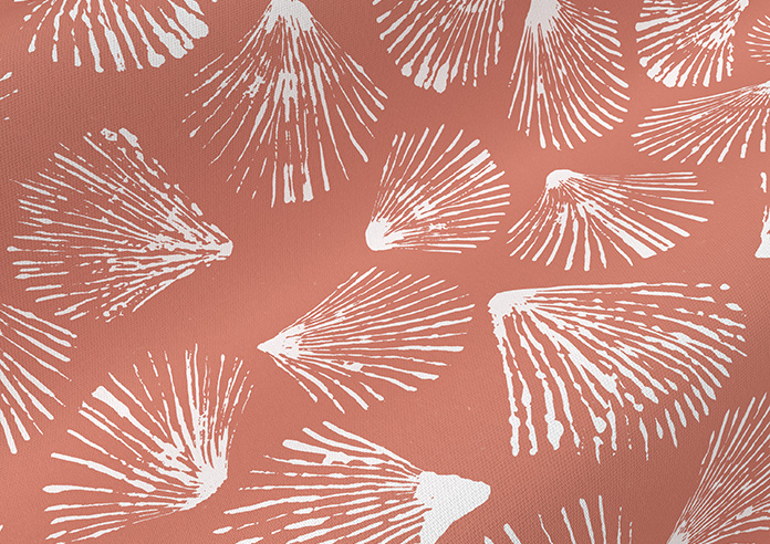 Sandbank, Orange Reef - Twist&Fit Roman Blind - Image 4